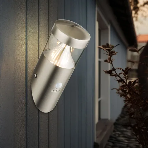 Außenwandlampe Fassadenleuchte Fackellampe Bewegungsmelder LED Terrassenlampe