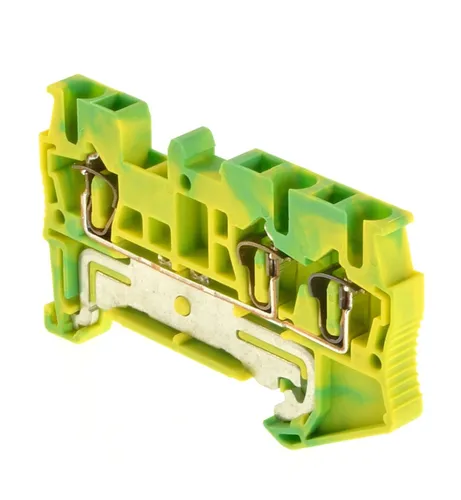 Phoenix Safe Contact PHOE 3-Leiter-Durchgangsklemme ST 2,5-Twin PE grün-gelb - 50 Stück, flexibel und robust für langlebige elektrische Verbindungen