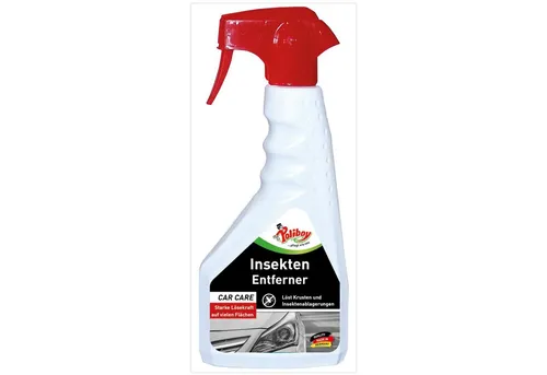 poliboy Car Care Reinigungsspray - 500ml Insektenentferner (befreit Autos, Motorräder etc. von Insektenflecken - Made in Germany)