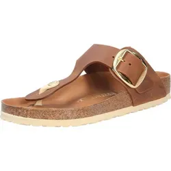 BIRKENSTOCK Zehentrenner GIZEH BIG BUCKLE in Braun, Größe 36 - Sandalen mit einem auffälligen Big Buckle Design, ideal für stilbewusste Damen. Bequem und trendy, perfekt für den Sommer!