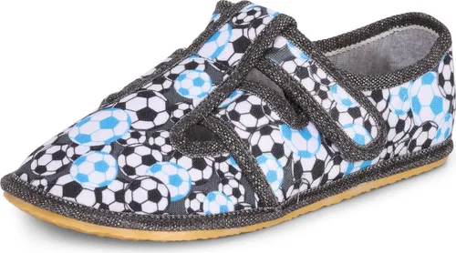 Ladeheid Kinder Hausschuhe LARW009 (Fußbälle, 24)