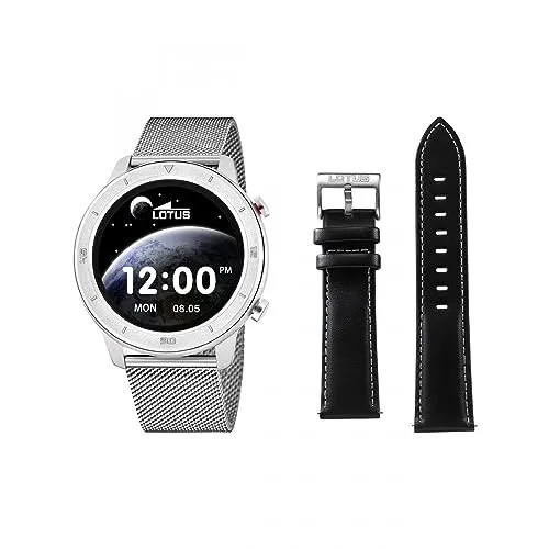 Lotus Edelstahl-Smartwatch mit Stahlgeflecht-Armband 50020-1