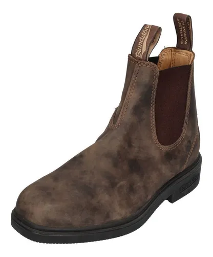 BLUNDSTONE #1306, rustikale braune Stiefel für Herren - Hochwertige Lederstiefelette in Braun, ideal für Outdoor-Aktivitäten und komfortables Wandern, mit rutschfester Gummisohle für besten Halt.