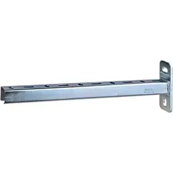 Schienenkonsole 28x30mm 20cm 28/30 Rohrträger Wandausleger Verzinkt