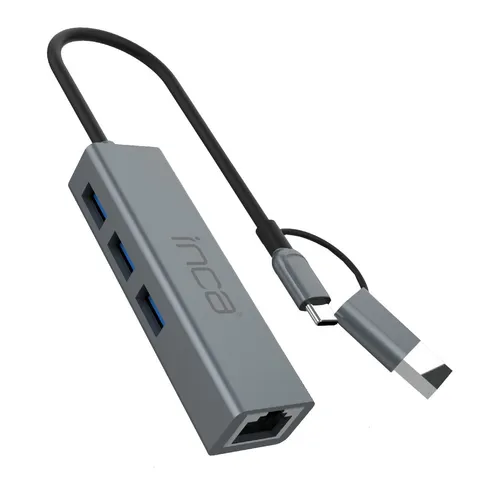 INCA Adapter IUTP-03TX Ethernet > USB und Typ-C 1000Mbit/s