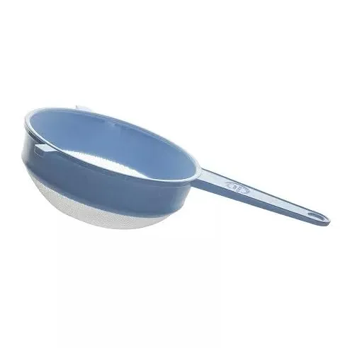 Hugbert Sieb 200mm - Passiersieb Küchensieb – Mehlsieb, Reissieb aus Robust Kunststoff – für Küche, Wein - Perfekt zum Filtern, Sieben, Waschen von Obst - Lebensmittelecht