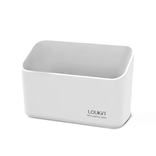 loukin Magnetischer Stiftehalter für Whiteboards, Marker-Halter, Weiß