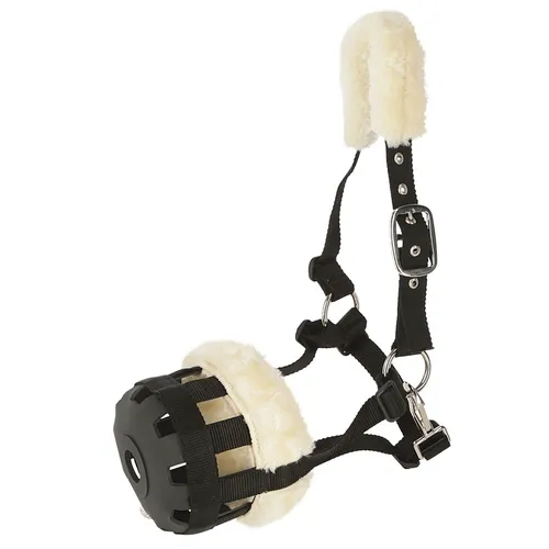 Covalliero Kerbl Maulkorb Teddyfleece für Pony in schwarz von Kerbl