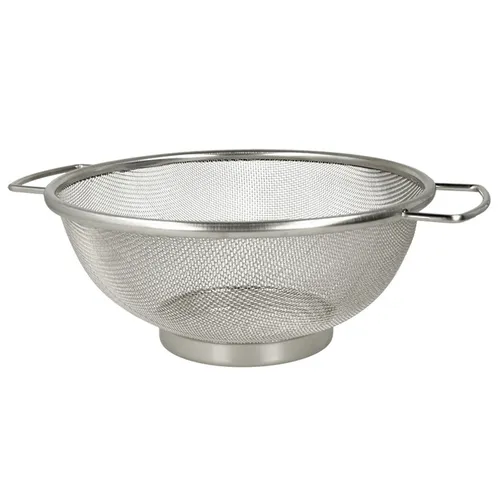 Standsieb - silber - 2 Griffe - 20 cm