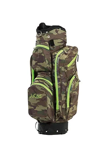 JuCad Bag Junior I Kinderbag I Golfbag I Schirmhalterung I 8-fache Schlägereinteilung I Farbe Camouflage