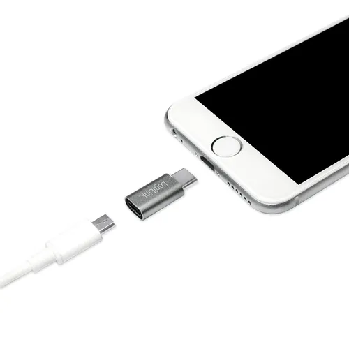 LogiLink USB Adapter USB-C Stecker - Micro USB Kupplung