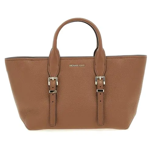 Michael Kors Women Sm Satchel Hand Bag, Luggage - Damen-Schultertaschen, stilvolle kleine Handtasche mit Reißverschluss und kompakten Maßen für eleganten Alltag.