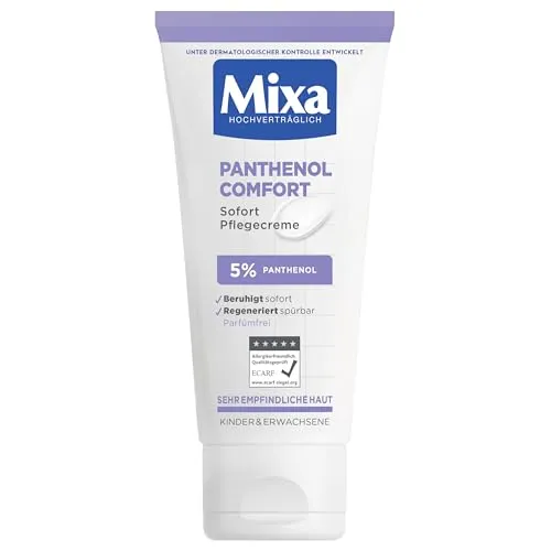 Mixa Sofort Pflegecreme für empfindliche Haut 50 ml - Cremes für Babys, regenerierende Wundpflege gegen Rötungen und extreme Trockenheit mit 5% Panthenol für weiche, gepflegte Haut