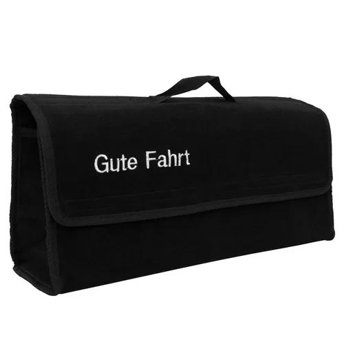 Kofferraumtasche mit Klett und Druckknopf, 50 x 14 x 21 cm, schwarz | PETEX