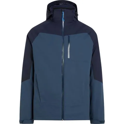 McKINLEY Herren Doppeljacke Avoca 3:1 III M - Vielseitige 3-in-1-Jacke für Outdoor-Aktivitäten: wind- und wasserdicht, atmungsaktiv mit AQUAMAX-Membran. Die Innenjacke ist herausnehmbar und kann solo getragen werden, ideal für wechselhaftes Wetter.