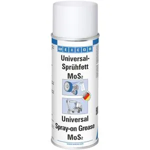 WEICON Mehrzweckfett Universal-Sprühfett mit MoS2, Spray, haftstarke Langzeitschmierung, 400ml