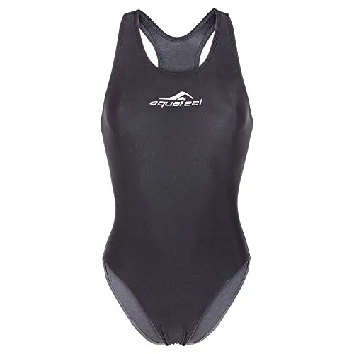 Aquafeel Damen Badeanzug, schwarz, 36B