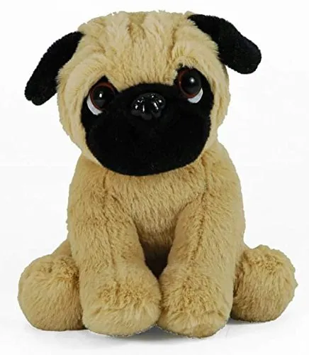 Plüschtier Mops, super süß, sitzend ca. 18 cm