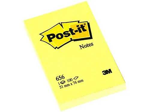 Post-it 23624 Haftnotizen, 51 x 76 mm, gelb, 1 Stück