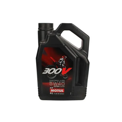 Motul 300V 4T FL Off Road 5W-40 in weiß von Motul