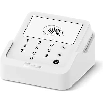 SumUp Solo Lite Mobiles Kartenlesegerät mit Ladestation - Card-Reader für flexible Zahlungen, inklusive Ladestation für ununterbrochenen Einsatz. Ideal für Unternehmer, die schnell und einfach Zahlungen empfangen möchten.