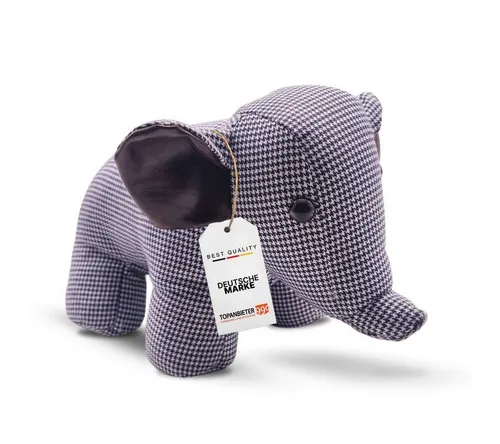 Topanbieter999 Türstopper Türstopper Tiere (1er Set), Elefant blau/weiß