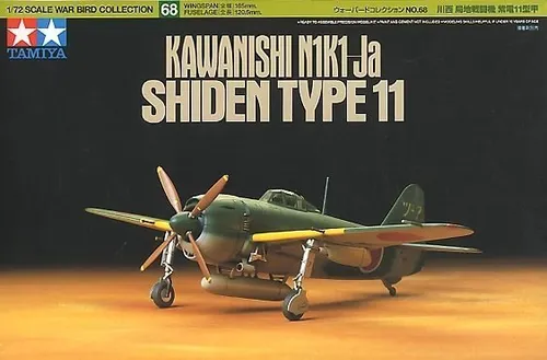 1:72 JPN Kawanashi Shiden Type 11 - Detailreiches Standmodell des japanischen Marineflugzeugs, ideal für Sammler und Modellbau-Enthusiasten