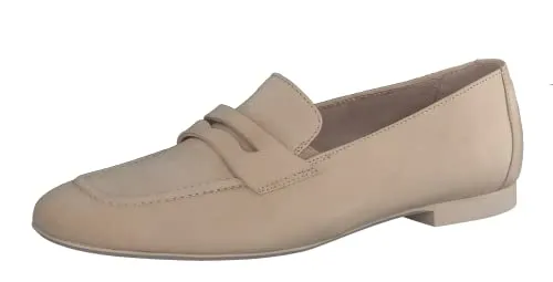 Paul Green Damen SUPER Soft Slipper, Beige (Sabbia) – 40.5 EU / 7 UK - Slipper & Mokassins für Damen, mit super softem Lederfußbett für höchsten Tragekomfort und eine elegante, flache Sohle.