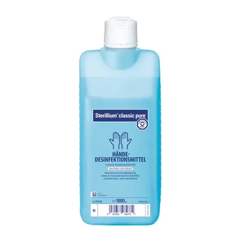 Paul Hartmann AG Bode Sterillium classic pure 1 L, PZN 4818401 Farbstoff- und parfümfrei, für alle Bereiche geeignet 982065