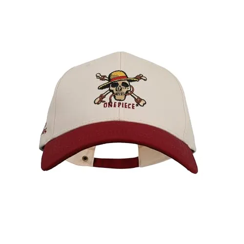 Cinereplicas One Piece – Luffy Baseballkappe – offizielle Lizenz, mehrfarbig, Mehrfarbig, 7.5