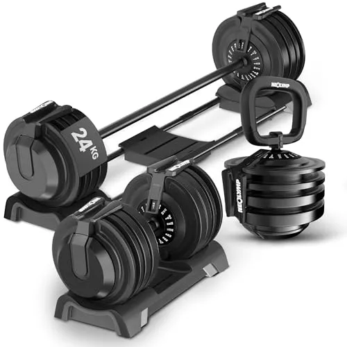 NEOLYMP 3-in-1 verstellbares Hanteln Set (2-24 kg)