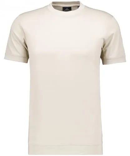 RAGMAN Herren Pima T-Shirt Rundhals mit Bündchen Hell-Beige-209, XXL
