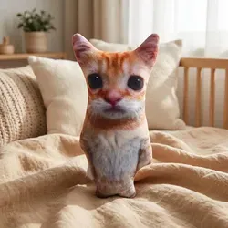 El Gato Katze Plüschtier 21cm Kuscheltier Katzenpuppe Simulation Stofftier Kinder Geschenk Geburtstag Sammlerspielzeug
