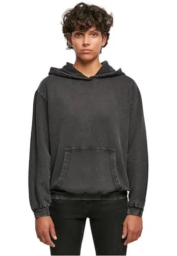 Build Your Brand Damen Kapuzenpullover - Oversize Hoody in Black, Größe XXL - Stylischer Kapuzenpullover für Damen im Oversized-Design, aus angenehm weichem Material für höchsten Tragekomfort. Ideal zum Kombinieren mit deinen Lieblingsoutfits.