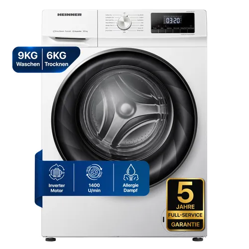 Heinner HWDM-H9614A Waschtrockner 9 kg/6 kg