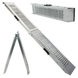 BITUXX® Klappbare Auffahrrampe 180cm