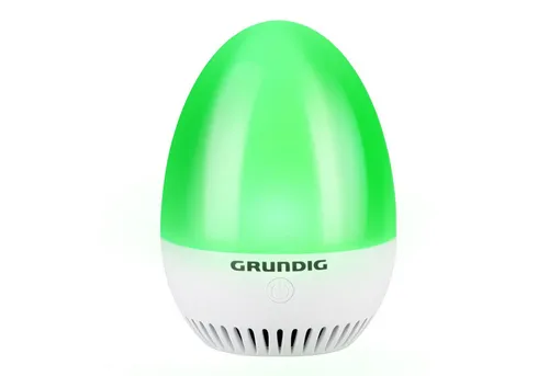 GRUNDIG CO2 Messgerät Ampel - Hochpräzises mobiles Luftqualitätsmessgerät mit Kalibrierungsautomatik, Akku-Betrieb und Stoßlüftsignal