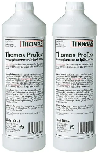 Thomas Protex Teppichreiniger (2x1l Flasche) von Thomas