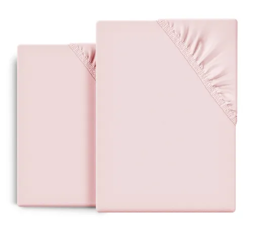 Beautex Spannbettlaken 2er Set aus Premium Baumwolle - Hochwertige Jersey Spannbettlaken aus 100% Baumwolle, klimaregulierend und rutschfest dank Rundumgummi. Ideal für verschiedene Matratzengrößen und angenehm im Griff.