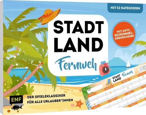 Stadt, Land, Fernweh - Der Spieleklassiker für alle Urlauber innen | Spiel