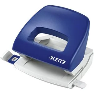 Leitz Locher 5038-00-35, NeXXt, blau, Bürolocher, Stanzleistung ca. 16 Blatt