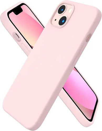 Silikon Hülle für iPhone 13 - Ultra Dünn und Vollschutz - Stylische rosa Silikon Hülle für das iPhone 13, bietet optimalen Schutz und ein schlankes Design für Erwachsene. Ideal für den täglichen Gebrauch.