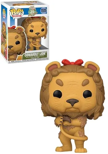 Funko POP! Movies: The Wizard of Oz - Cowardly Lion - 1/6 Quote Für Seltene Chase-Variante - Beflockt - Vinyl-Sammelfigur - Geschenkidee - Offizielle Handelswaren - Movies Fans