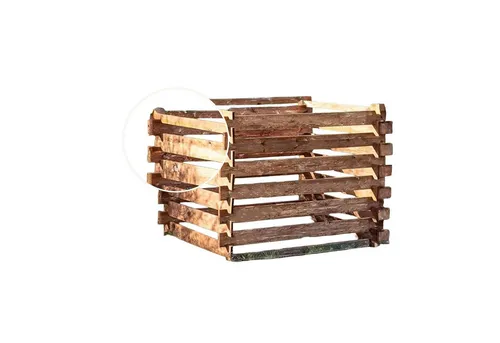 Gartenpirat Komposter 90x90x70 cm - Robuster Holzkomposter mit praktischem Stecksystem, ideal für eine einfache und effiziente Kompostierung im Garten.