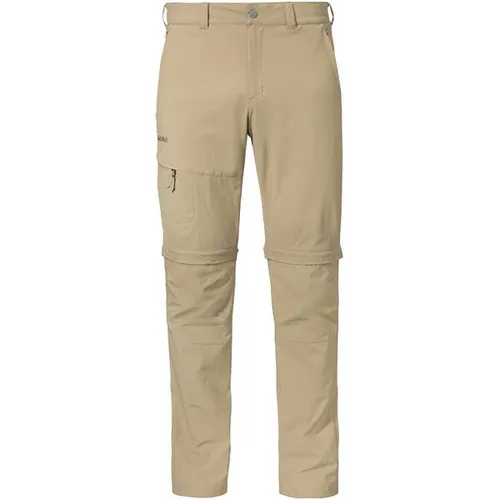 Schöffel Pants Koper1 Zip Off braun (4705) 48 - Herren Outdoor- und Wanderhosen mit S.Café Ice-Cafe Technologie für kühlenden Effekt und hohen Tragekomfort. Abzippbare Hosenbeine und 4-Wege-Stretch für maximale Bewegungsfreiheit.