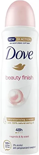 6x Dove Deo Beauty Finish Antitranspirant Deodorant Spray Alkoholfrei, Bis zu 48h 150ml + Italian Gourmet polpa 400g