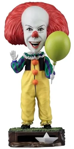 NECA - Pennywise Cabezon Headknocker Figur - Wackelkopffigur aus Stephen Kings IT, handbemalt und über 20,3 cm hoch, ein Muss für Horror-Fans und Sammler
