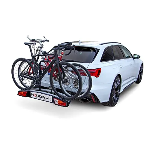 NORDRIVE N50410 Elix 2 Fahrradträger für Anhängerkupplung