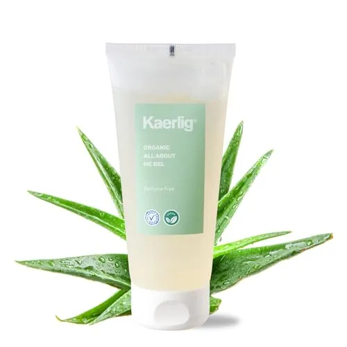 Kaerlig Gleitgel Wasserbasis - 200 ml Gleitgel Gel - Kondomsicher und Unparfümiert Wasserbasiertes Gleitcreme für Beide - Sensitives Intimgel - Water Based Lubrication - Vegan Gleitmittel