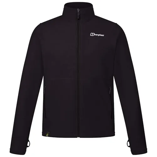Berghaus Herren Prism Micro Polartec Fleece-Jacke | Zusätzliche Wärme | Besonders bequem Midlayer, Schwarz, S